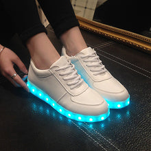 Size 25-45 USB Charging Tenis Led Feminino Basket Led Light Up Trainers Kids Boy Girl Luminous Led Sneakers Child Glowing Shoes