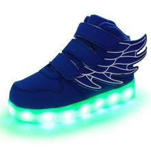New Summer Children Breathable Sneakers Fashion Sport Led Usb Luminous Lighted Shoes for Kids Running Boys Casual Girls Flats