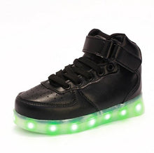 New Summer Children Breathable Sneakers Fashion Sport Led Usb Luminous Lighted Shoes for Kids Running Boys Casual Girls Flats