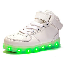 New Summer Children Breathable Sneakers Fashion Sport Led Usb Luminous Lighted Shoes for Kids Running Boys Casual Girls Flats