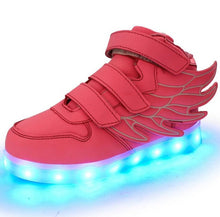 New Summer Children Breathable Sneakers Fashion Sport Led Usb Luminous Lighted Shoes for Kids Running Boys Casual Girls Flats